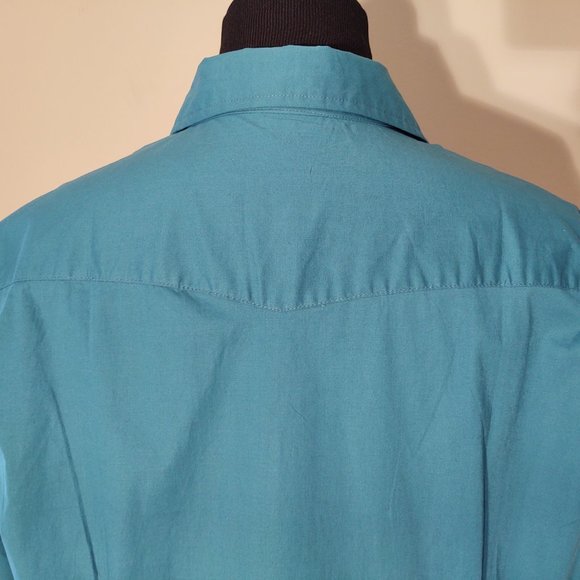 DOUBLJU MEN LONG SLEEVE SLIM FIT CASUAL DRESS SHIRT 3XL - Picture 7 of 9